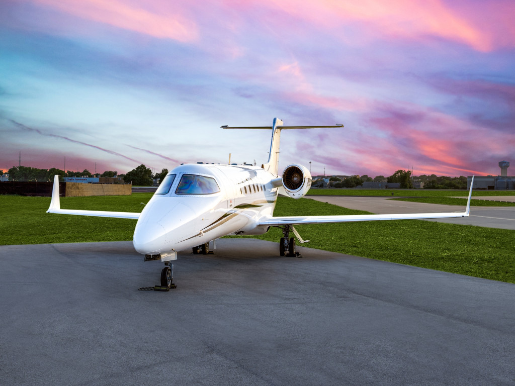 chartering a private jet